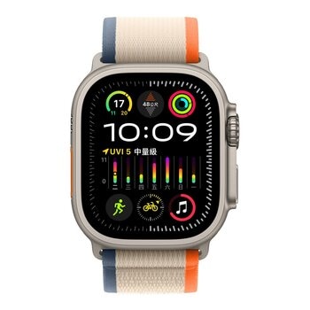 Apple Watch Ultra 2(GPS + 行動網路) 49公釐鈦金屬錶殼越野錶環 M/L